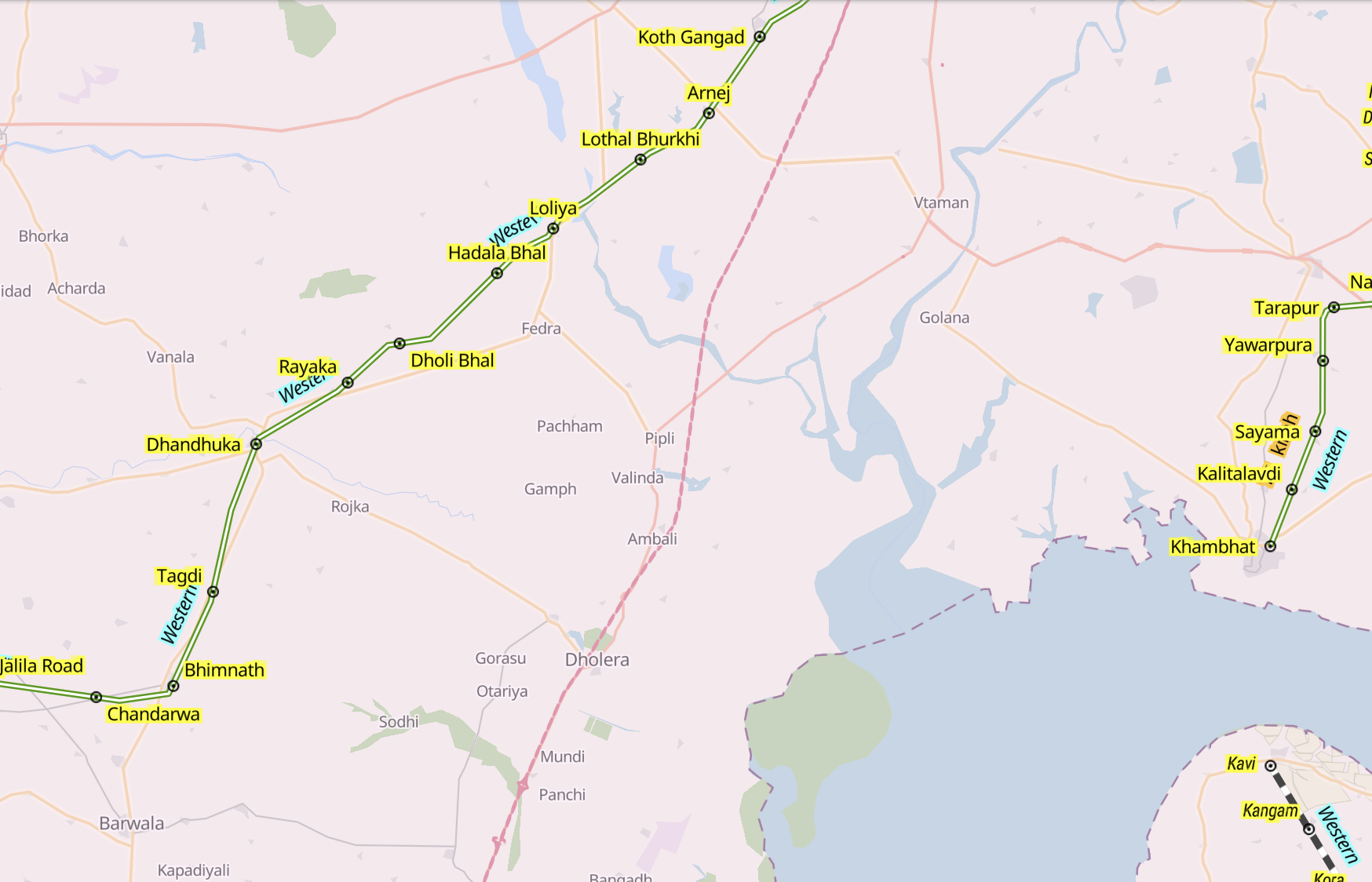 Dholera Loliya Railway Station near SmartCityPlots project